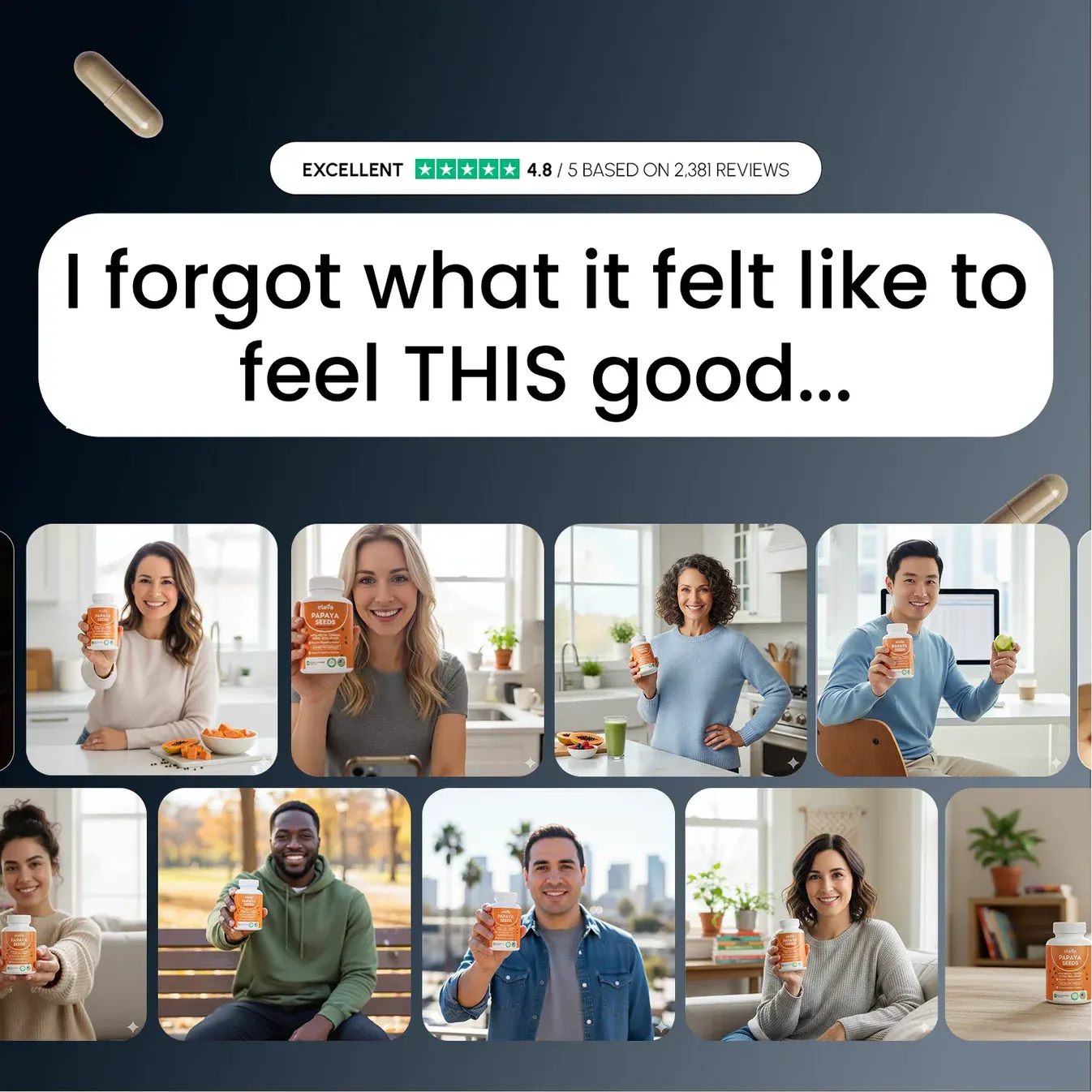 Elava™ Papaya Seeds – The Complete Gut Reset Formula